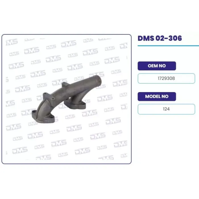 Egzoz Manifoldu (Duz Kol) - Scania / P-G-R-T 124 | DEMOSAN 02-306 | OEM 1729308-1374099-1866391