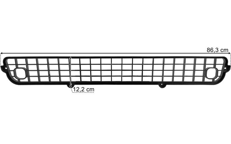 Ön Tampon Izgarası Üst Renault Prem 430, 440, 460 | OEM 5010578350