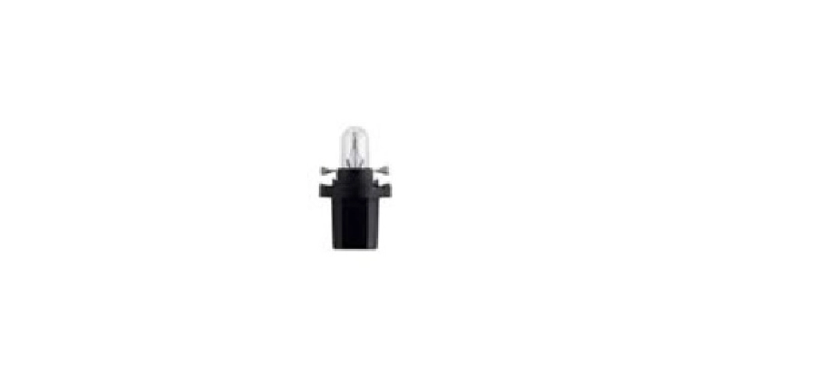 Ampul 1,2W 12 Volt Uzun Duylu Dipsiz Ampül Simsiyah | OEM 2721MF