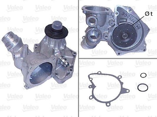 Devirdaim Pompasi Bmw M62 N62 E38 E39 X5 E53 Range Rover III (L322) 02>05 | VALEO 506800 | OEM 11510393336 11510393336 PEB000030 PEB000030