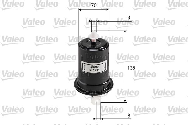 Benzin Filtresi Grand Vitara 00>11 | VALEO 587024 | OEM 15410-65D00