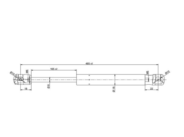 Bagaj Amortisoru Zafira C 11> ( Basinc: 660 Newton ) | TURKAS S188-04112 | OEM 13387067