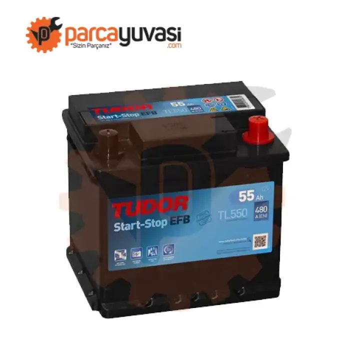 Aku 12V 55 Ah 540A Start Stop Efb L01 (207×175×190) (Sulu) | TUDOR TL550