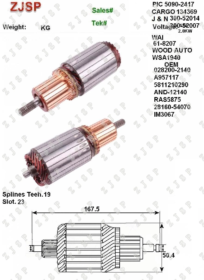 Marş Kollektörü Nippon Denso Tipi 12V Kia Besta, Ceres, Preggıo-Mazda E2200-Fiat Allıs-Isuzu-Kubota-Toyo | OEM IM3067