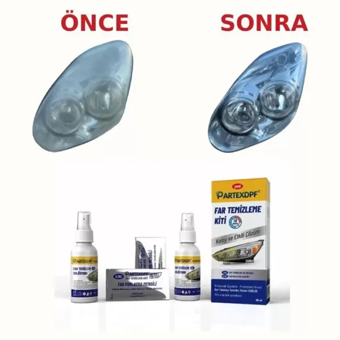Far Temizleme Kiti - Iki Far Icin - Tek Set | PARTEX FAR01
