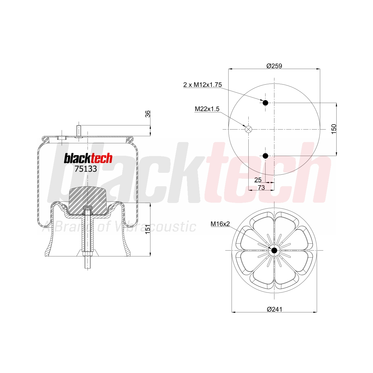 Körük Komple Plastik Pistonlu | OEM 4022NP05