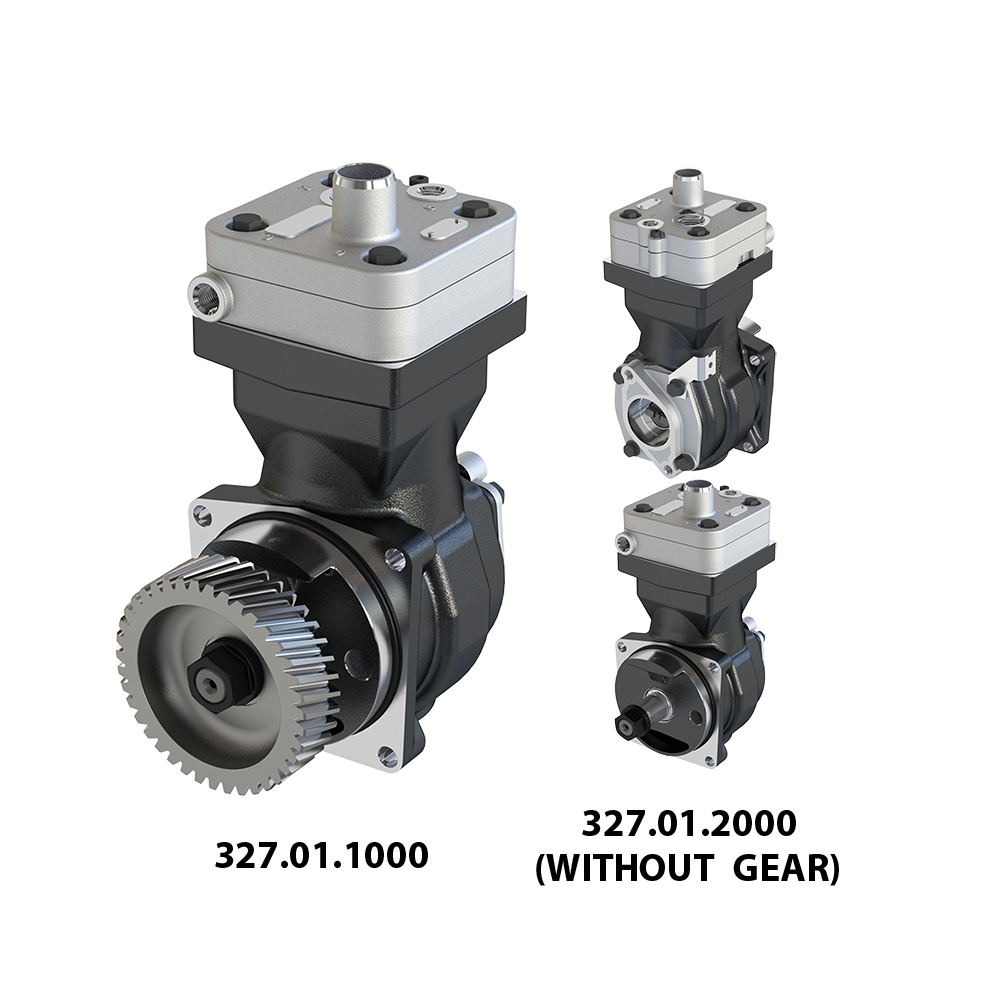 Komple Kompresor Tek Kafa Mercedes Axor Atego OM 904 906 | A-TECH 327.01.1000 | OEM 9061304915 1100045001 0104164 4111540040