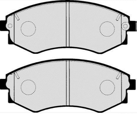 On Fren Balatasi Hyundai Elantra 90-97 Sonata 90-98 Coupe 96-98 Musso 99-04 Korando 99-04 | MANDO RMPH02 | OEM 5810128A00