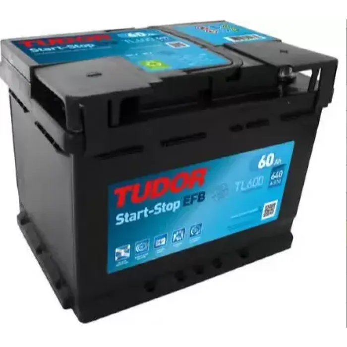 Aku 12V 60 Ah 640A Start Stop Efb L02 (242×175×190) (Sulu) | TUDOR TL600 | OEM 55177964