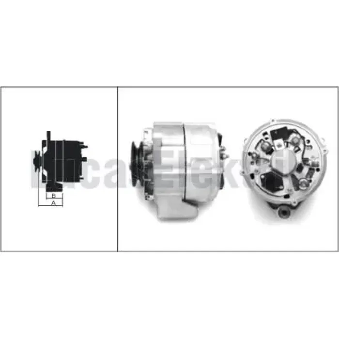 Alternator 24V 55A Leyland DAF MAN Mercedes Benz DAF | LUCAS LEA0344