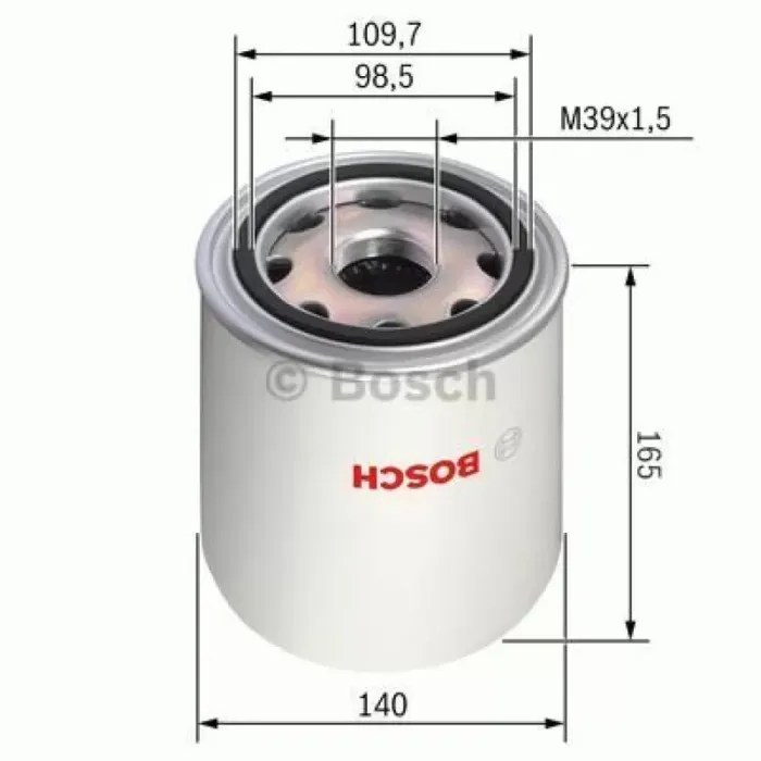 Hava Kurutucu Filtre (Yag Ayiricili) Universal Y.m. 14 Bar | BOSCH 0986628254 | OEM 0004295695 0004295695 11017455 1368731 81521550042 11017455 1368731 81521550042