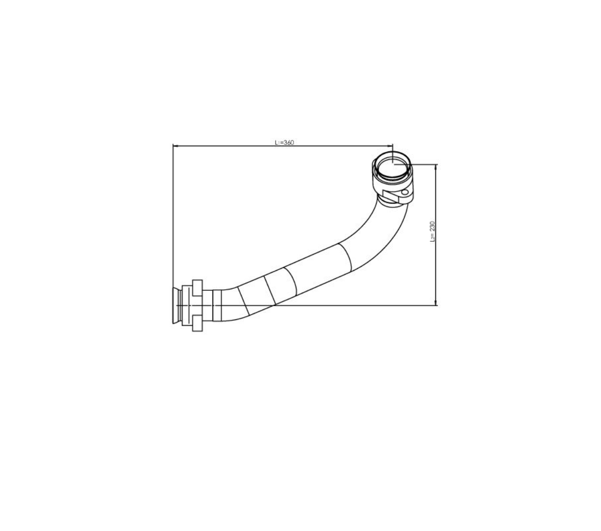 Egzoz Borusu Actros E.m.sağ | OEM A5411402203