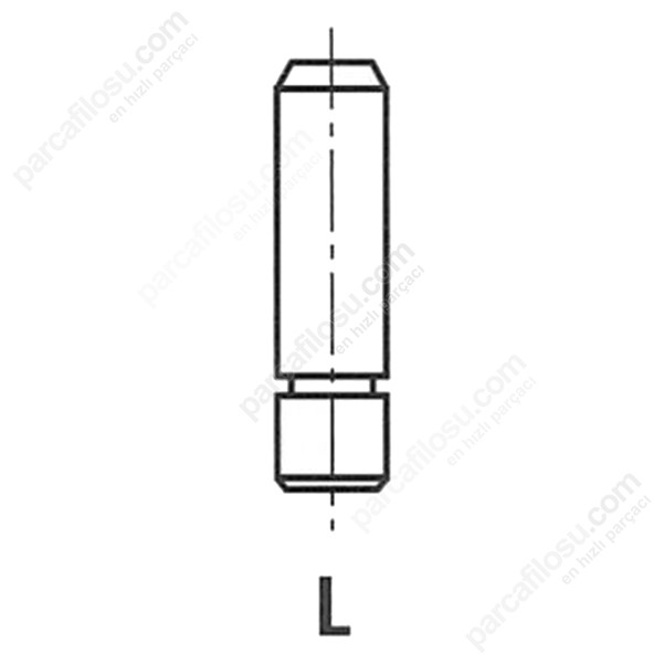 Subap Gaydi Tk H100 L200 L300 2,5TD (In:13X8X71 / Ex:13X8X74) / (Pik Dokum) | OZGAYD VG2746-2748 | OEM 22114-42000 22115-42900