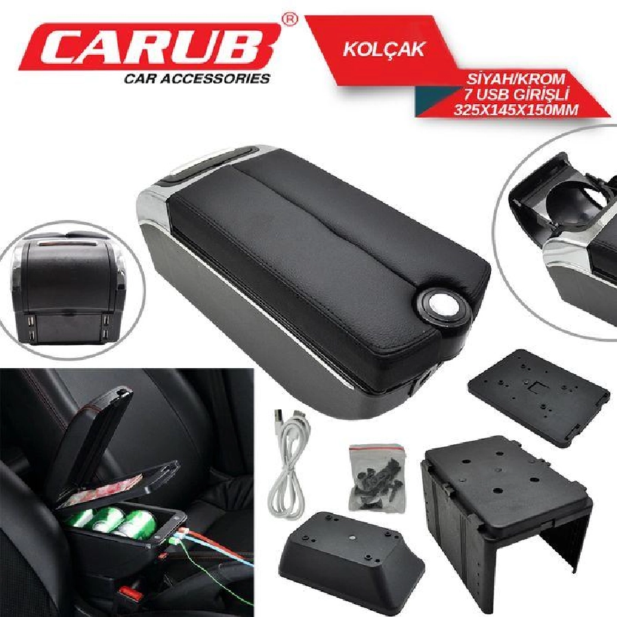 Kolçak 7 USB Alman 1500 Ayarlı Siyah | OEM BR4705719