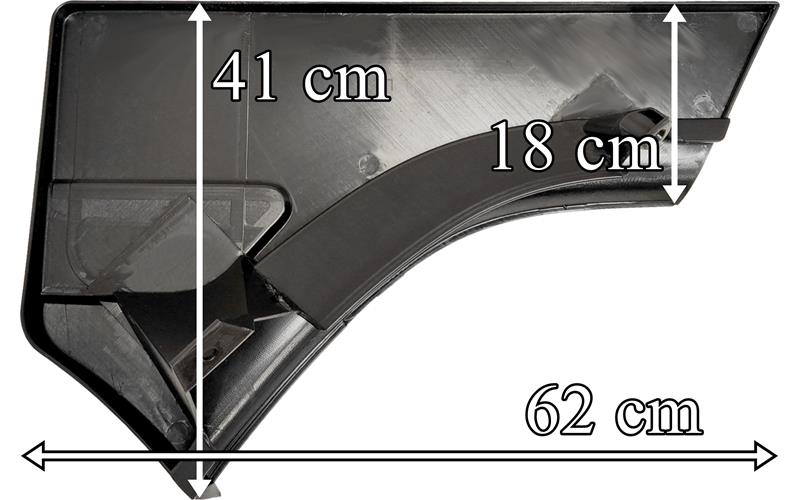 Ön Çamurluk Üst Plastiği 5, 6 Serisi R Kabin Streamlıne Scanıa Sol | OEM 1431933