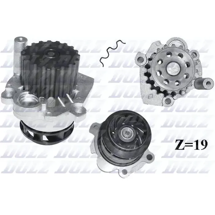 Devirdaim Altea Octavia Golf 5 Jetta T5 Leon Toledo Caddy 1,9 Tdi 04>Ibiza Fabia Polo 1,4TDI 02> | DOLZ A249 | OEM 045121011F