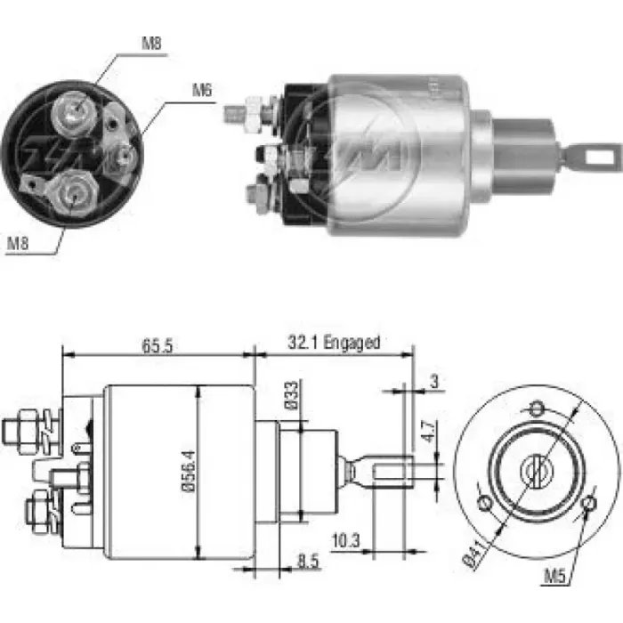 Mars Otomatigi 12V Ford Escort Fiesta Ince Govde | ZM 0973 | OEM STC852