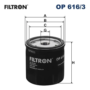 Yag Filtresi Golf VII Polo V A3 III Octavia 1,2TSI / 1,4TSI 12> | FILTRON OP 616/3 | OEM 04E115561H 04E115561H 04E115561B 04E115561T 04E115561AC 04E115561B 04E115561T 04E115561AC