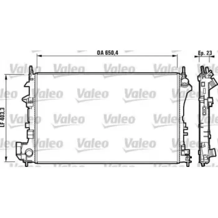 Motor Su Radyatoru Brazing Vectra C Signum Z16XE Z18XE | VALEO 732879 | OEM 1300244 1300244 24418338 24418338