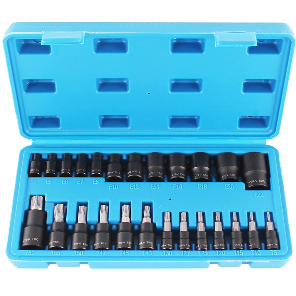 Lokma Seti Torx 1, 2 1, 4 3, 8 25 Parça T8-T60, E4 - E22