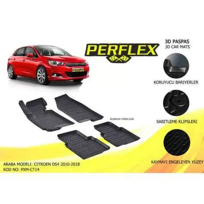 Paspas 3D Havuzlu 10-Mat DS4 10>18 | PERFLEX PXM-CT14
