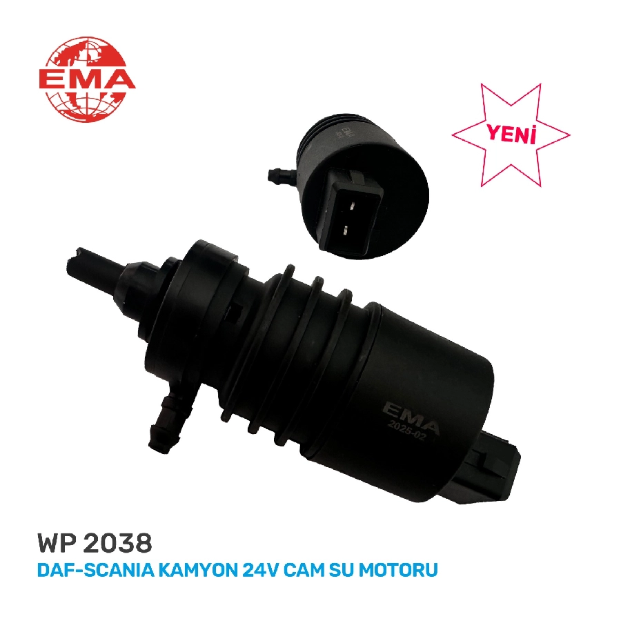 Su Fıskiye Pompası 24V DAF Scania Kamyon | OEM WP2038