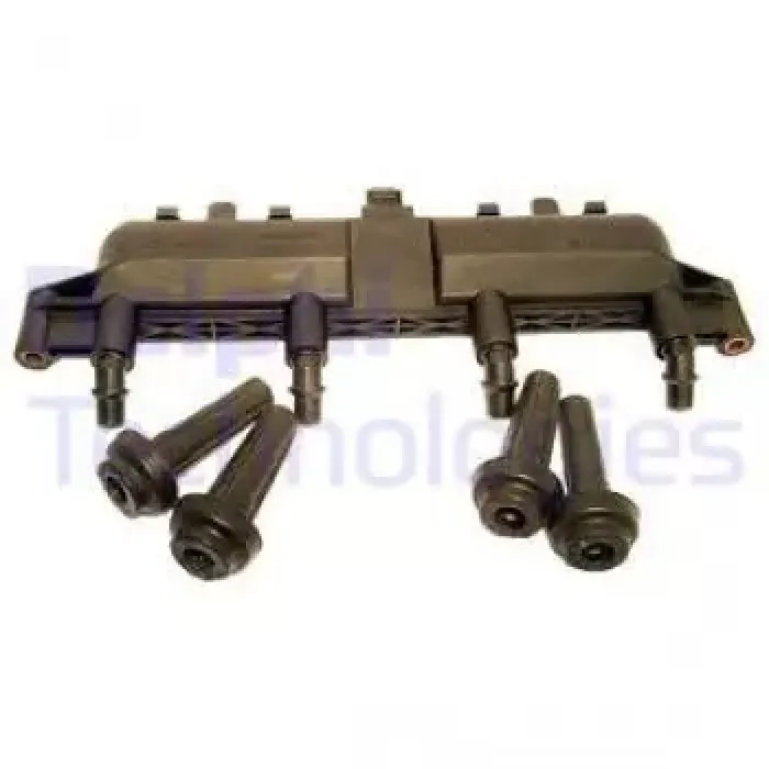 Atesleme Bobini Berlingo Xsara P306 Partner TU3JP (1,4 8V) P106 P206 P306 Xsara TU5JP (1,6 8V) / (Siyah Soket) | DELPHI CE20010-12B1 | OEM 5970.74 5970.74 - 5970.A9 5970.A9