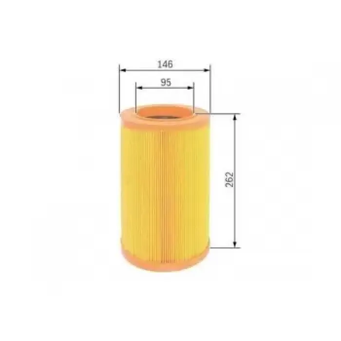 Hava Filtresi Bravo II 1.4 T-Jet 1.6 2.0 Mjet 08>14 Lancia Delta III 1.4 1.6 2.0 Mjet 08>14 | BOSCH F026400194 | OEM 51793172 51793172 51874053 51874053