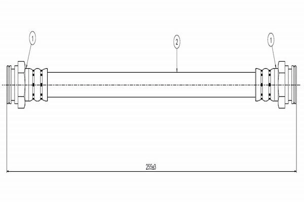 Arka Fren Hortumu Felicia | CAVO C800 407A | OEM 115595620 115595620 115595621 115595621