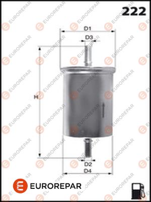 Benzin Filtresi Opel Astra G Vectra B Vectra C Corsa C Signum Tigra B Meriva A Omega B Corsa B Tigra A / Bravo Brava Tempra Marea A2 A3 Cordoba Ibiza II III IV Fabia Golf V Touran Polo 1,2 / 1,4 / 1,6 / 1,8 / 2,0 Tirnakli | EUROREPAR E145086 | OEM