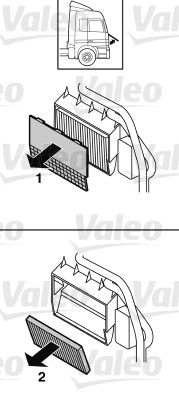 Polen Filtresi - DAF / XF105 - XF95 - 85CF | VALEO 716007 | OEM 1362124 1362124 1791192 1791192