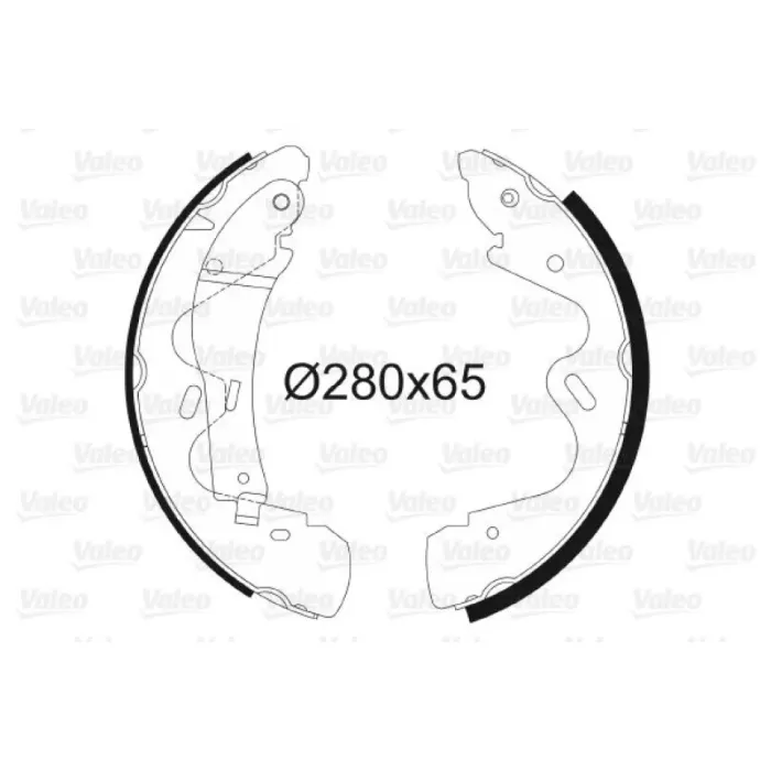 Arka Fren Balatasi Pabuc Nissan Terrano II R20 02-07 | VALEO 564100 | OEM 069006260 069006260 069006480 069006500 069006480 069006500