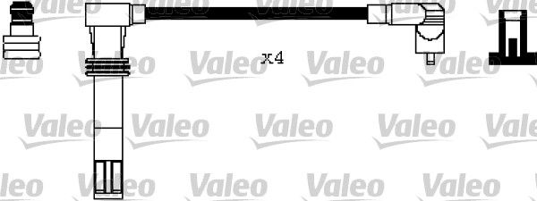 Buji Kablosu Bora Golf IV Polo 1,4 16V 97 01 Axp Akq Ahw Ape Ahw Aua | VALEO 346240 | OEM 036905409K 036905409K 036905483G 036905483G