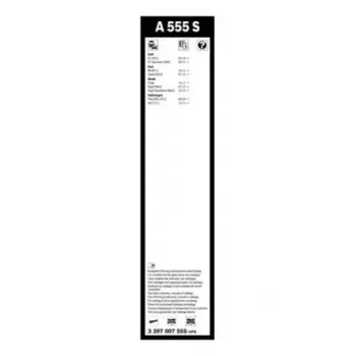 Silecek Supurgesi 600 / 400MM Aerotwin Polo 1.2 / 1.4 06 / 09> | BOSCH 3397007555 | OEM 6R1998002