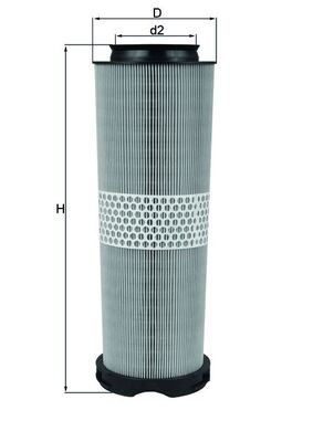 Hava Filtresi (OM646) C-Class W204 08>14 S204 08>14 C204 11> | MAHLE LX1020/1 | OEM A6460940204