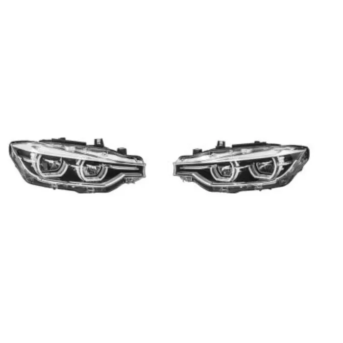 Far Sag Sol Takim Beyinler Uzerinde Halogen Uprage Led Donusum BMW F30 Lci 13>18 | XDB 7419634 | OEM 63117419634 63117419633