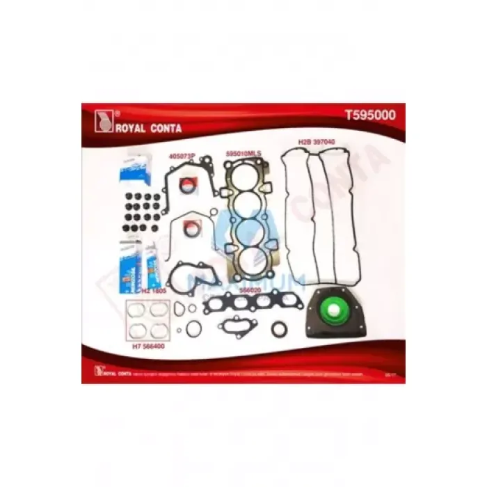 Motor Takim Contasi (Reinz Keceli Subap Lastikli) S,K,C Dahil Focus II 1,6 Zetech 16V Benzinli 07> | ROYAL T595000 | OEM 4M5G 6008 FULL