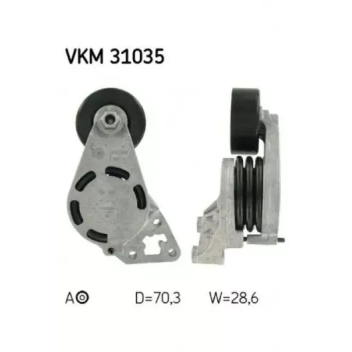 V Kayis Gergi Kutugu Polo 00>10 Cordoba 03>09 Ibiza 02>11 Fabia 00>14 Amf Bay Bms | SKF VKM 31035