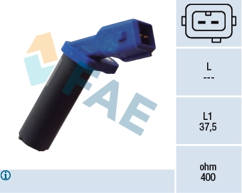 Krank Devir Sensoru Ford Focus-Fiesta-Mondeo-Cmax 1.25 - 1.4 - 1.6 Benzinli Volvo C30 (533) 1.6 06>12 S40 2 (544) 1 05>12 V50 (545) 1.6 05>12 | FAE 79134 | OEM YS6A 6C315 AB 1110834