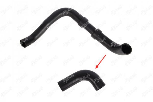 Turbo Intercooler Hortumu (Kucuk Orta Sert Plastik Haric) Transit V184 2,0TDCI 00>06 | IBRAS 19630 | OEM 1C15 6C646 AJ 4714482 6C646 4714482