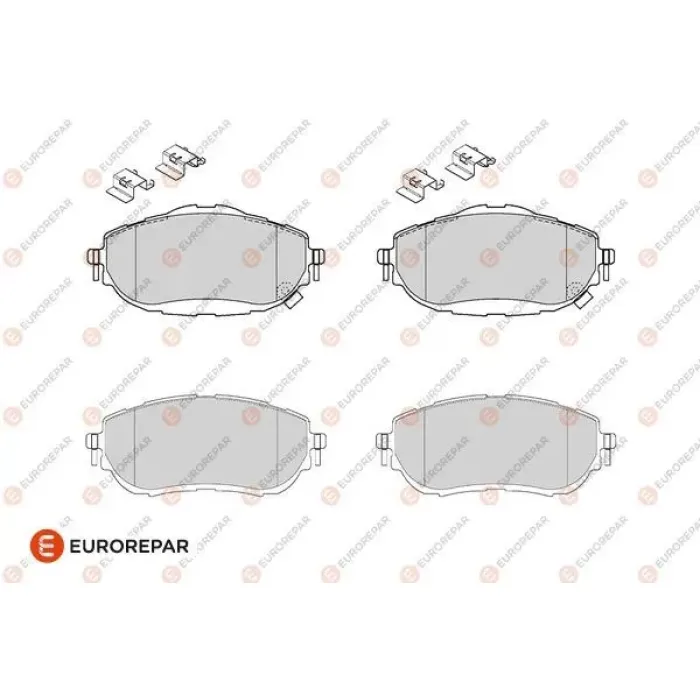 On Fren Balatasi Toyota Corolla 2013-> Auris 2012-> 1.33 1.6 Benzinli 1.4 D4D Dizel | EUROREPAR 1682313580 | OEM 1682313580