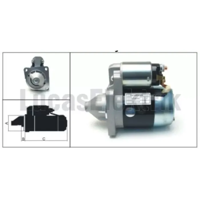 Mars Motoru 12V 0,9KW 8 Dis Mazda MX3 MX5 323 626 85 04 | LUCAS LES0267 | OEM F0BZ11002A