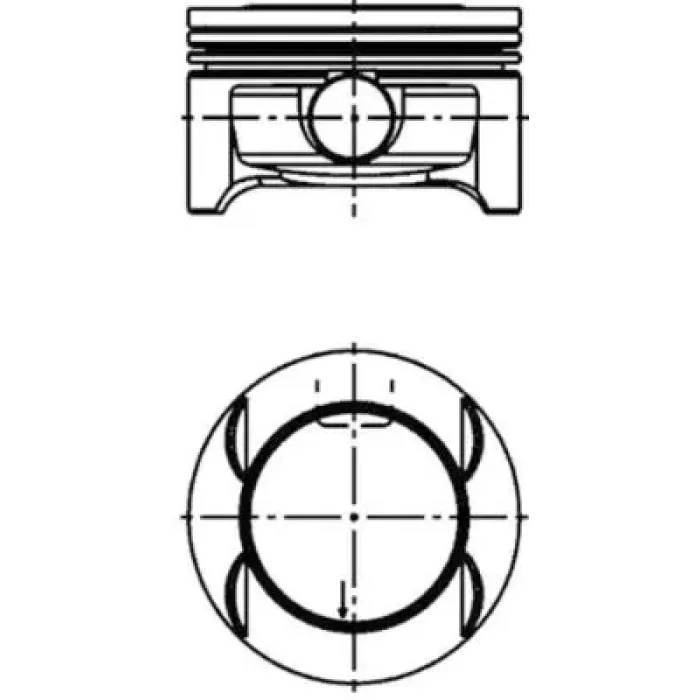 Piston Segman Std 73,4MM Z12XEP | KOLBEN 40385600 | OEM 40385600