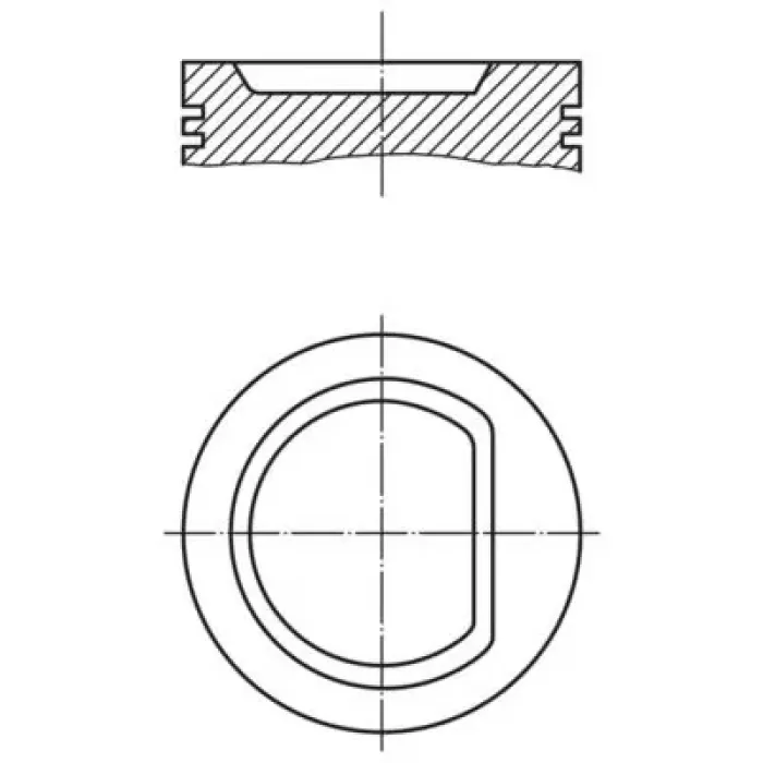 Motor Piston Segman P306 P605 P405 Ym P806 Zx Xantia Evasion XU10J2 / XU10J2C (Tepe 5,02 Cukur) 86,60MM (0,60 Farkli) | MAHLE 0399502 | OEM 062871