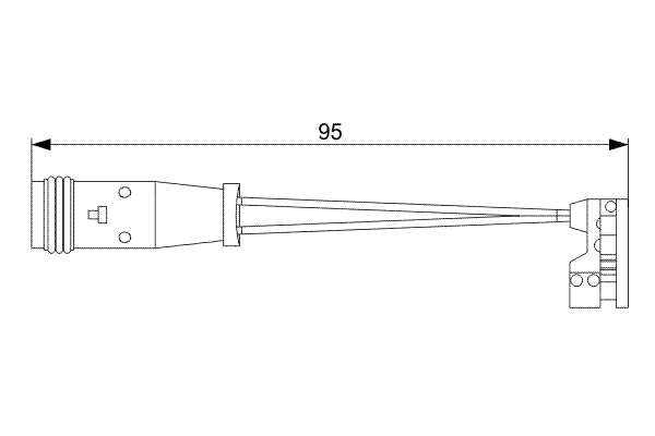 Fren Balata Fisi X164 06>12 W211 05>08 S211 03>09 C292 15>19 W166 11>15 W220 02>05 | BOSCH 1987473006 | OEM A2205401517