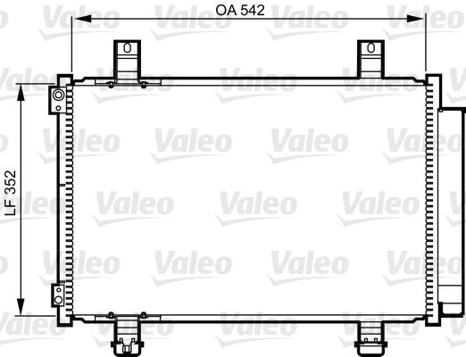 Klima Radyatoru Suzuki Splash 08> Opel Agila B 08>15 | VALEO 814219 | OEM 9531051K00