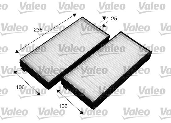 Polen Filtresi (2LI Tk) Clarus Rio I 1,3 / 1,5 96> | VALEO 715523 | OEM 0K9A56152XA