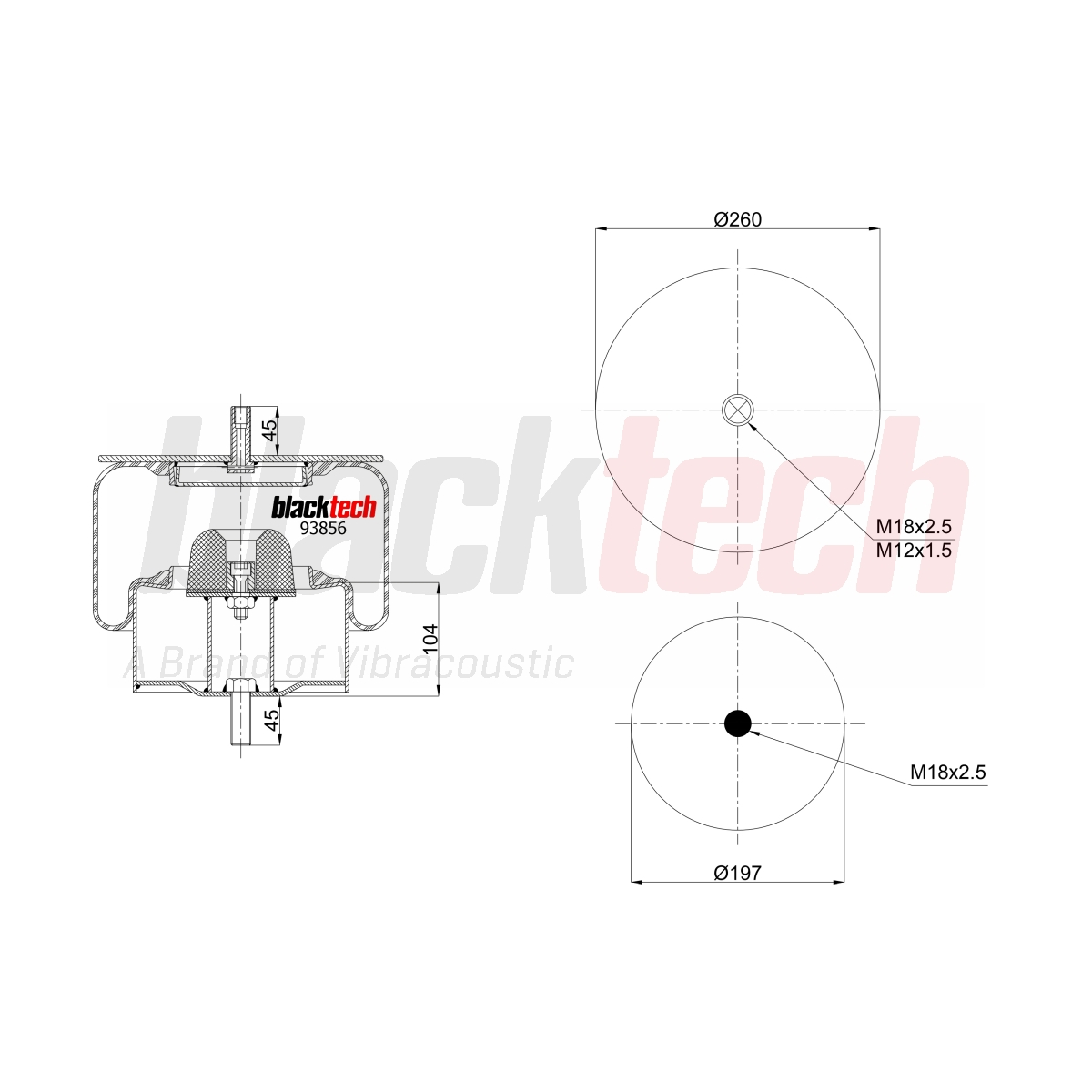 Körük Komple Metal Pistonlu | OEM H68237001