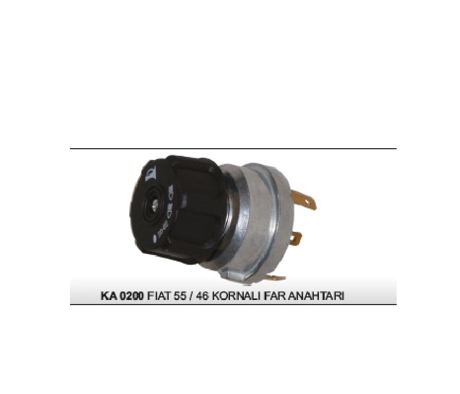 Anahtar Far Kornalı Dörtlü - Fiat 55;46 | OEM KA0200