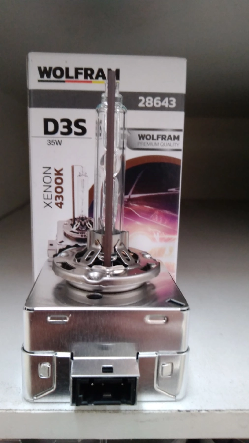 Ampul 12V D3S 35W PK32d-5 Xenon 4300K Ultraviolet Mavi Cam | OEM 28643